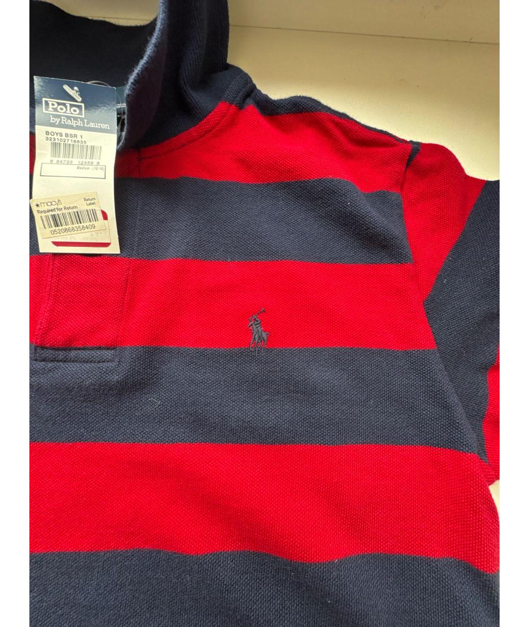 POLO RALPH LAUREN Мульти хлопковая детская футболка, фото 4