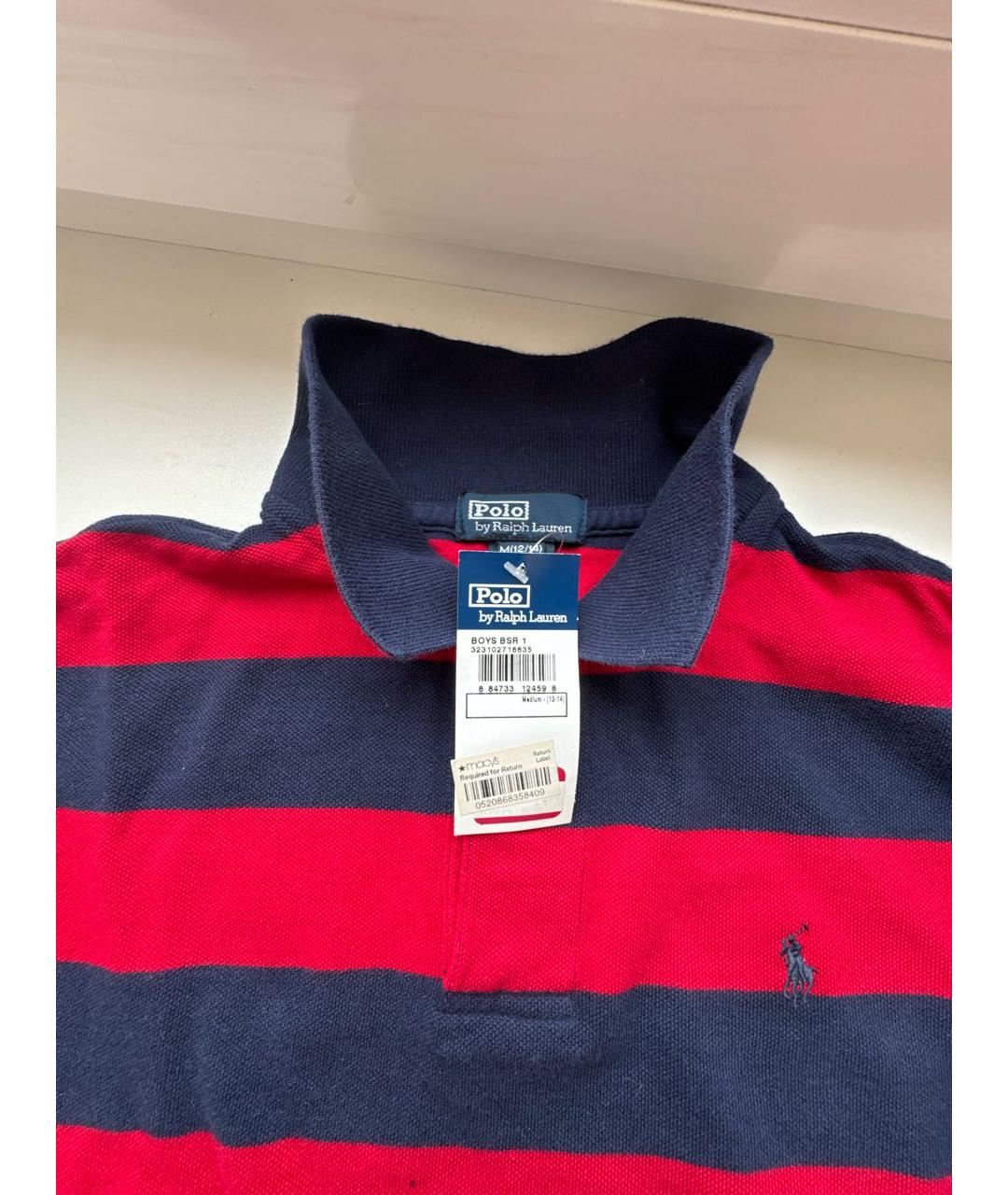 POLO RALPH LAUREN Мульти хлопковая детская футболка, фото 3
