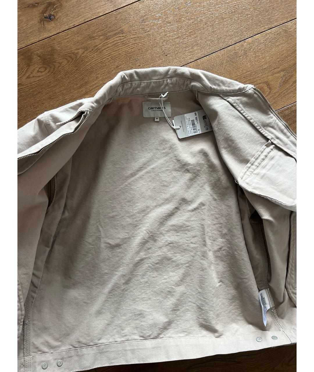 CARHARTT Бежевая хлопковая куртка, фото 4