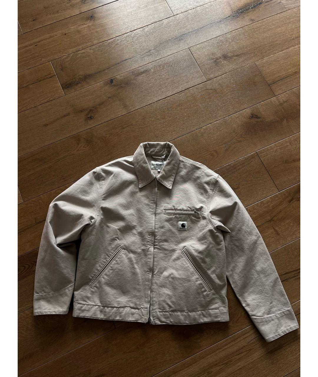 CARHARTT Бежевая хлопковая куртка, фото 6