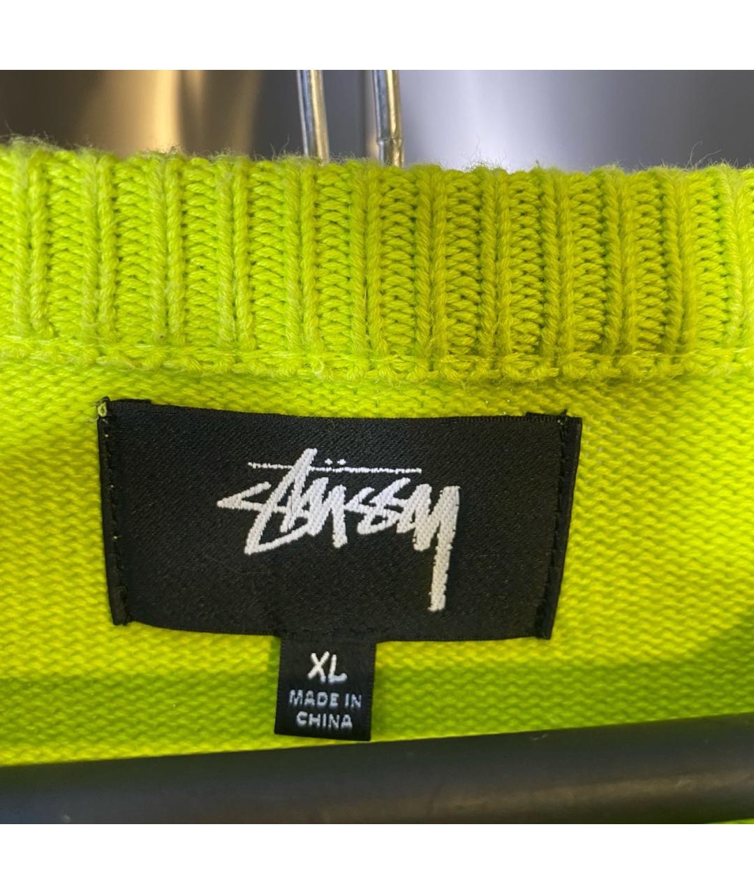 STUSSY Зеленый хлопковый джемпер / свитер, фото 6