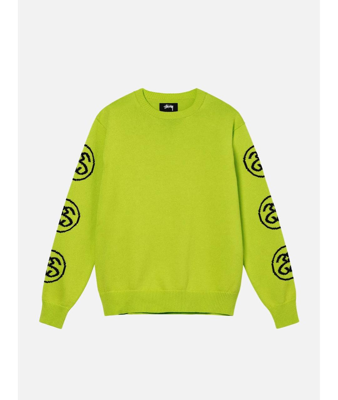 STUSSY Зеленый хлопковый джемпер / свитер, фото 9