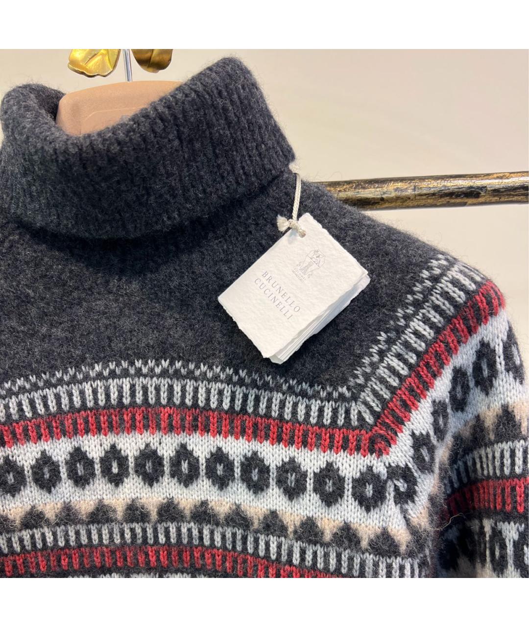 BRUNELLO CUCINELLI Мульти шерстяной джемпер / свитер, фото 3