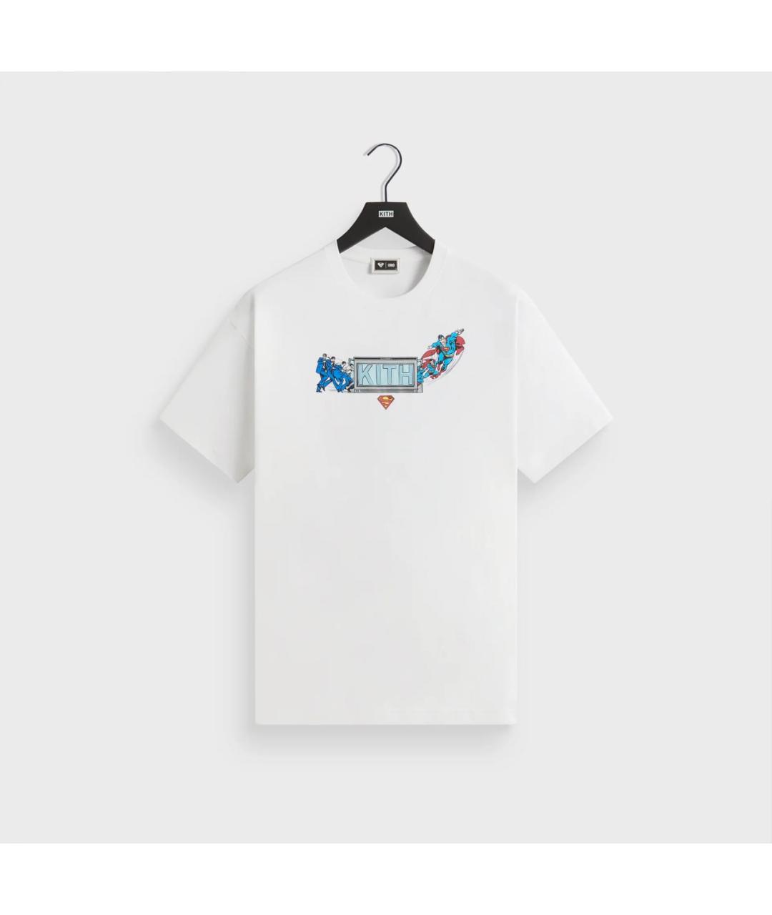 KITH Белая хлопковая футболка, фото 3