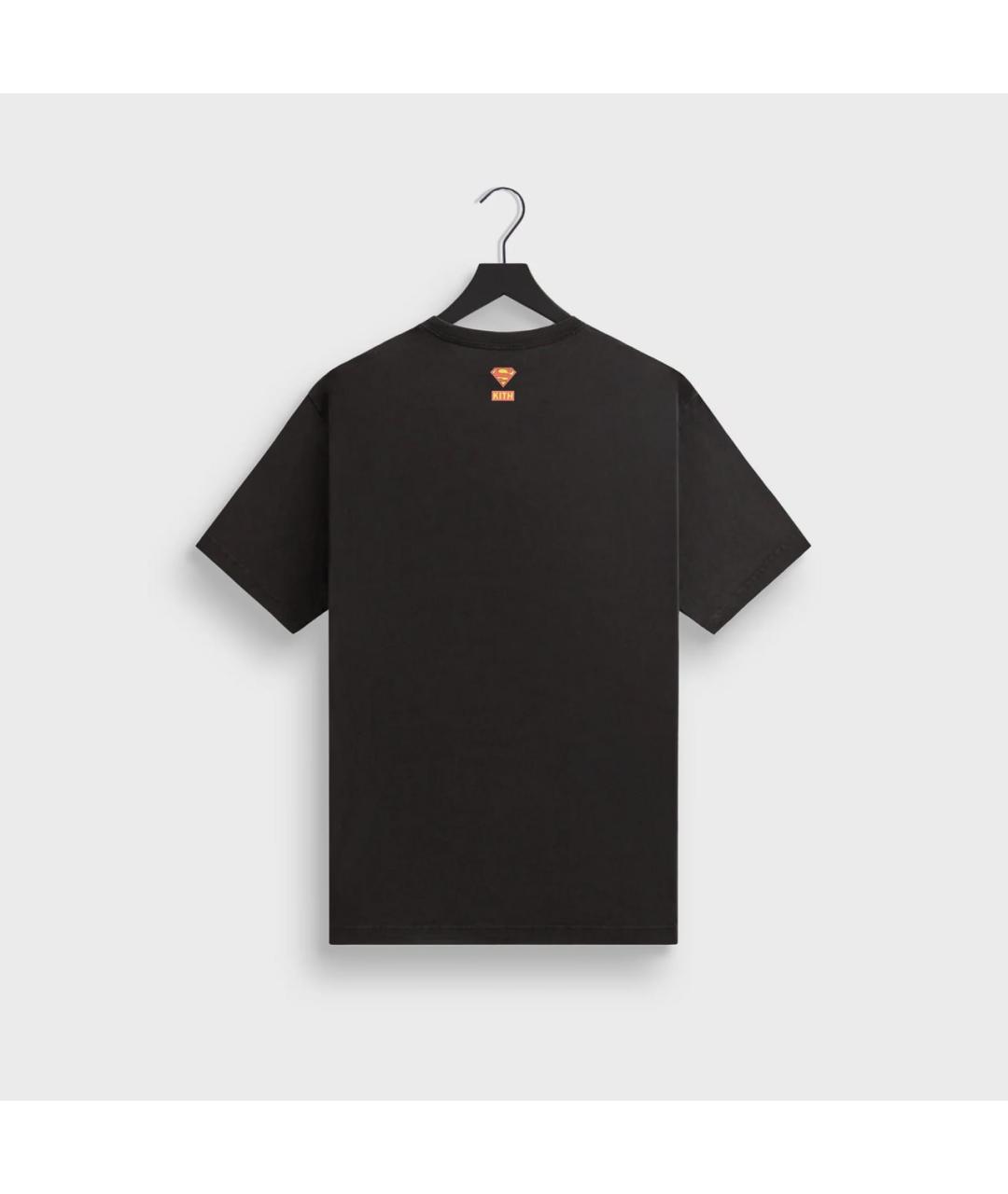 KITH Черная хлопковая футболка, фото 2