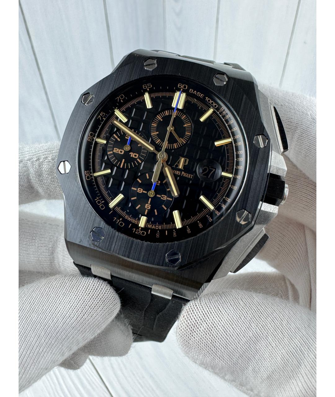 Audemars Piguet Черные керамические часы, фото 4