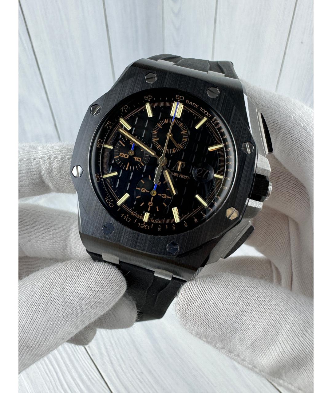 Audemars Piguet Черные керамические часы, фото 3