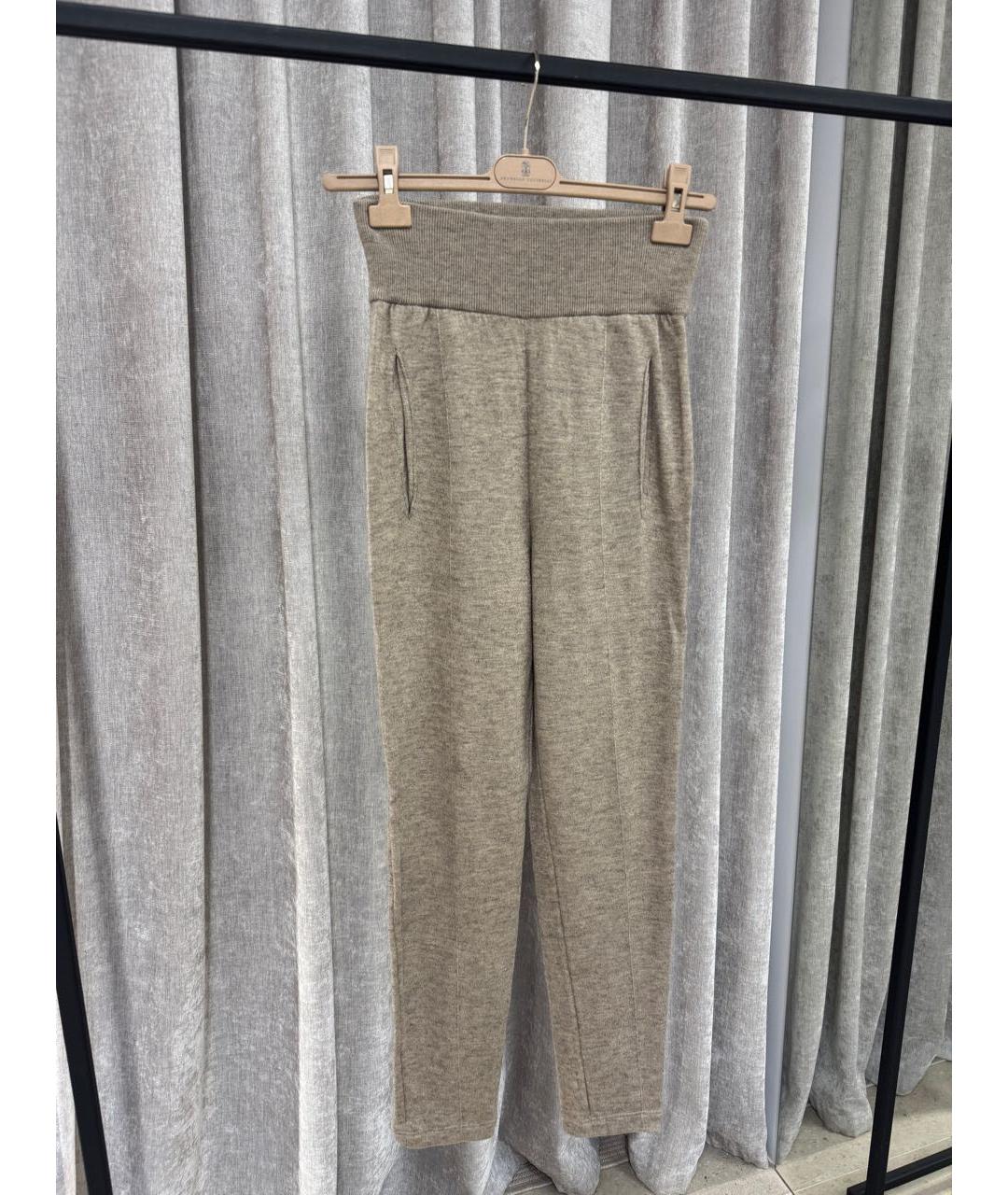 LANVIN Бежевый шерстяной костюм с брюками, фото 2