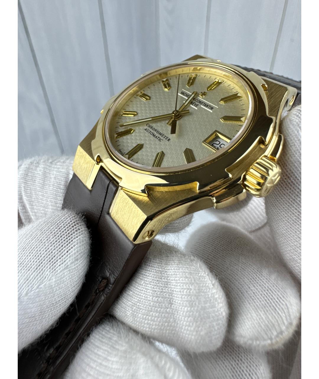 VACHERON CONSTANTIN Белые часы из желтого золота, фото 4