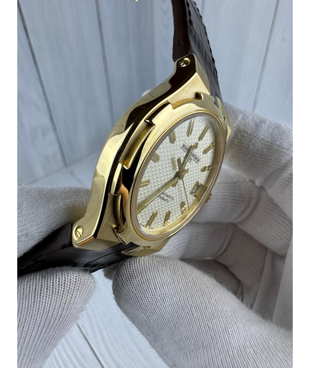 VACHERON CONSTANTIN Белые часы из желтого золота, фото 6