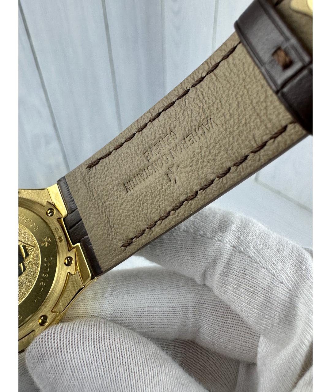 VACHERON CONSTANTIN Белые часы из желтого золота, фото 8