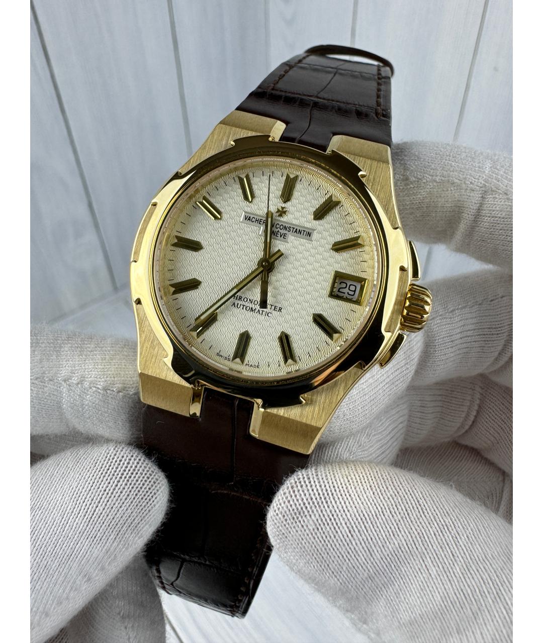 VACHERON CONSTANTIN Белые часы из желтого золота, фото 2