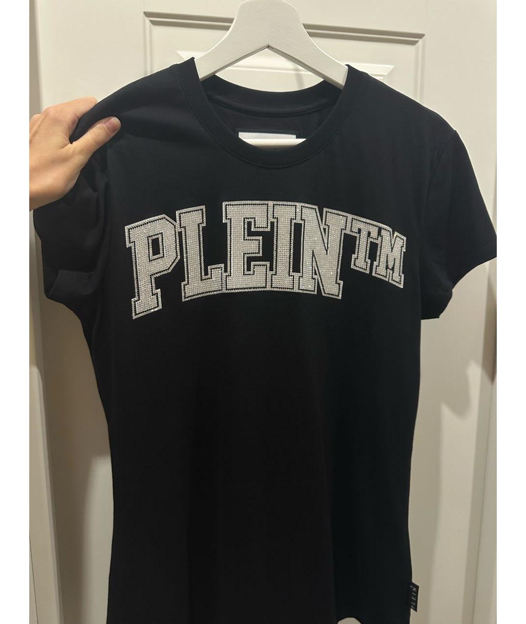 PHILIPP PLEIN Черная хлопковая футболка, фото 7
