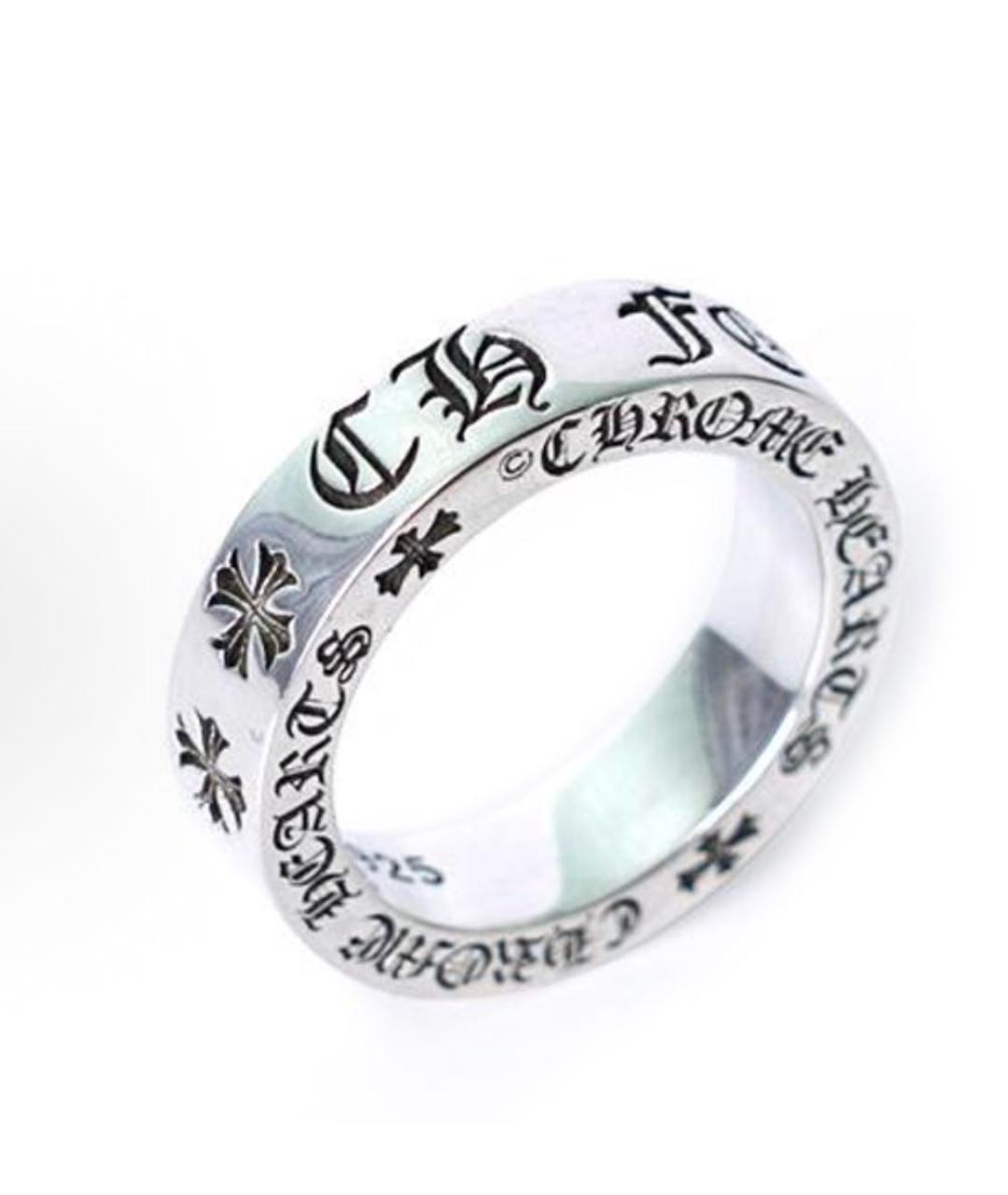 CHROME HEARTS Серебряное серебряное кольцо, фото 2