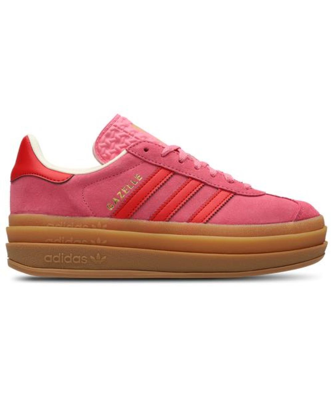 ADIDAS Розовые замшевые кроссовки, фото 7