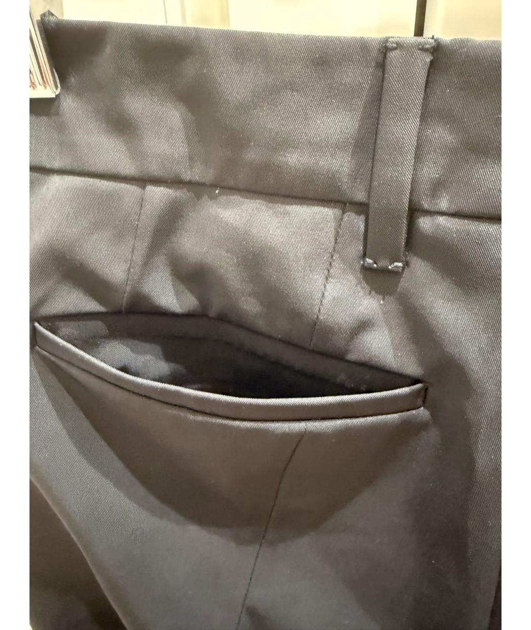 PRADA Черные брюки узкие, фото 8