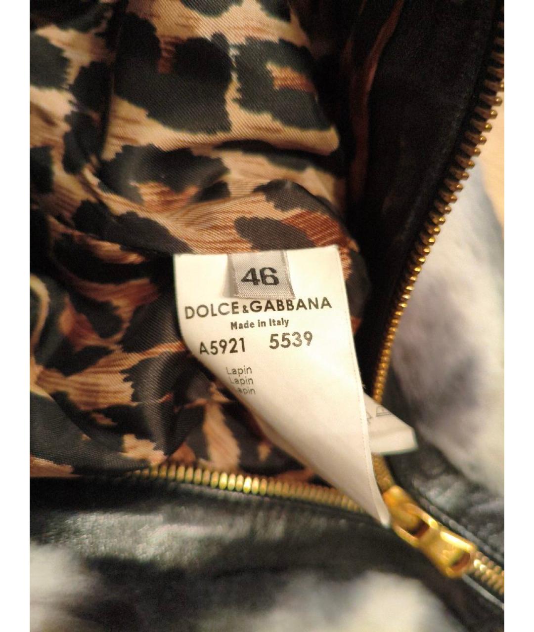DOLCE&GABBANA Кожаная куртка, фото 6
