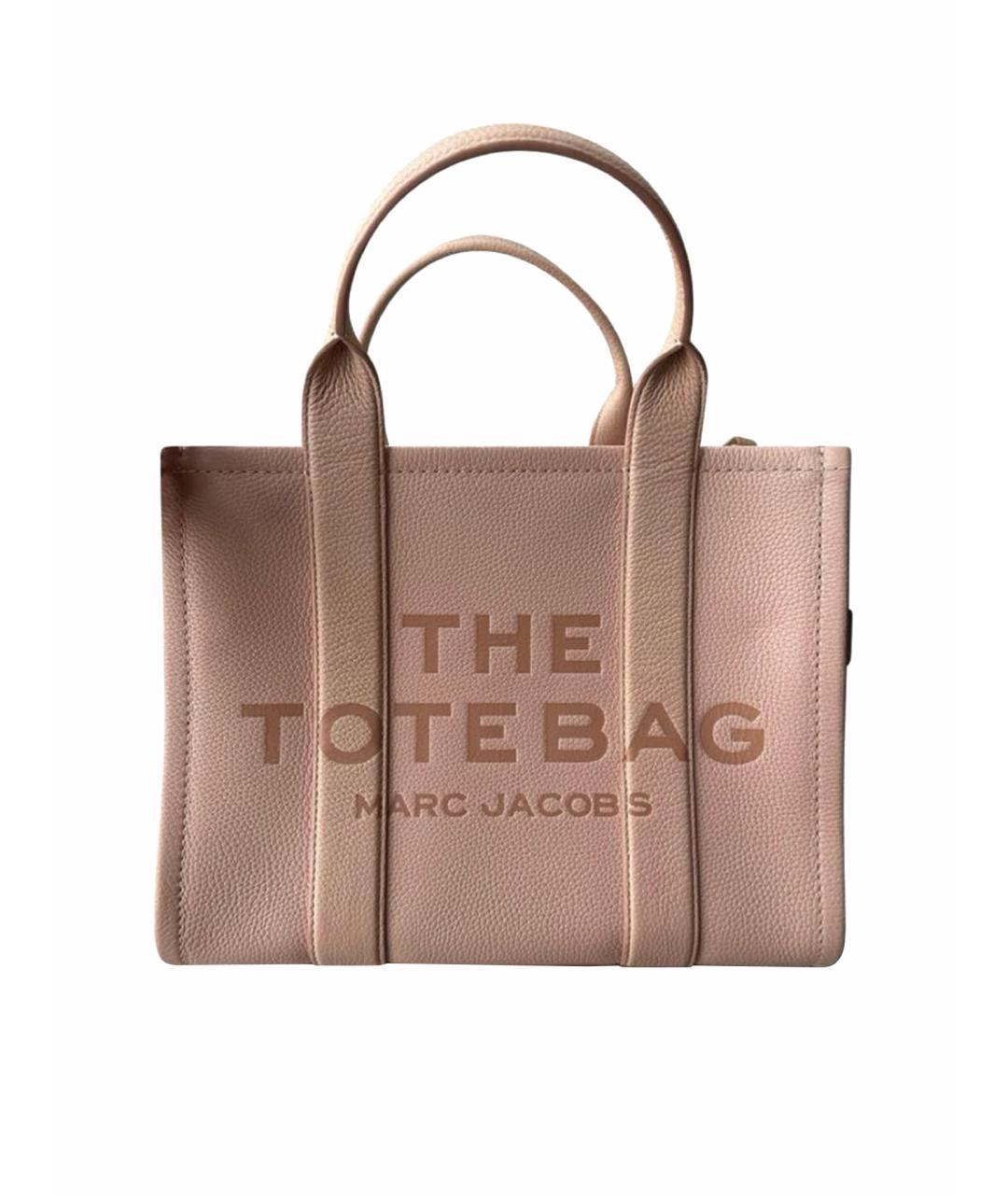 MARC JACOBS Розовая кожаная сумка тоут, фото 1