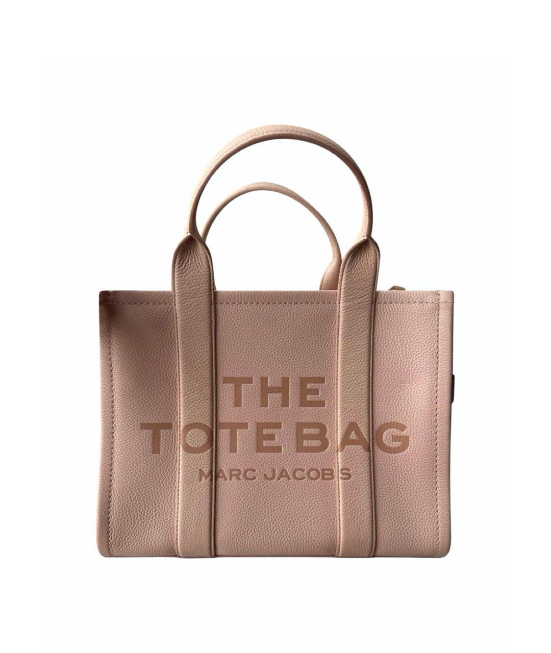 MARC JACOBS Розовая кожаная сумка тоут, фото 5