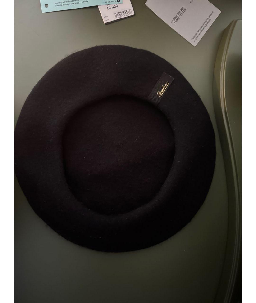 BORSALINO Черная шерстяная шляпа, фото 3