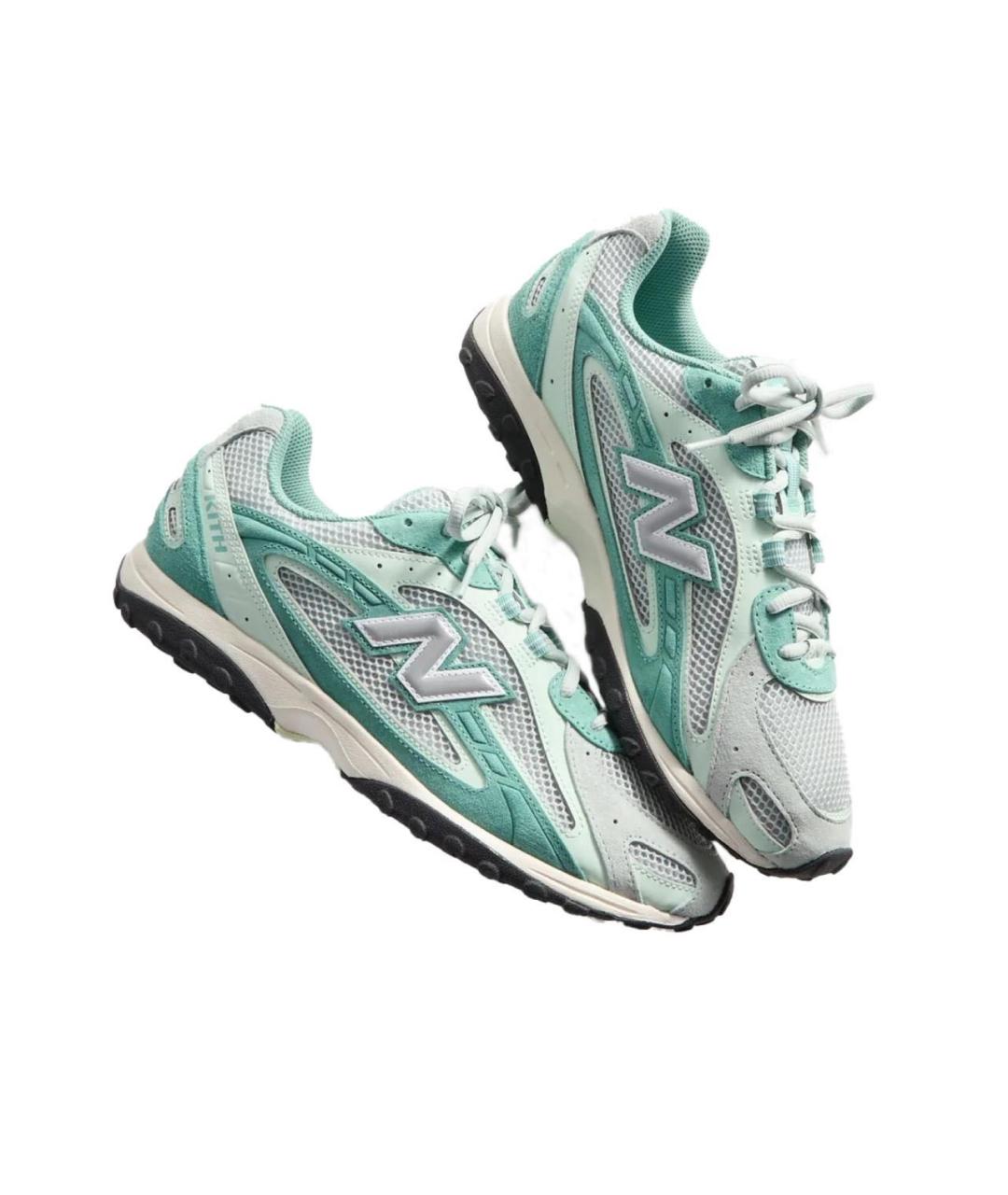 NEW BALANCE Бирюзовые текстильные кроссовки, фото 3