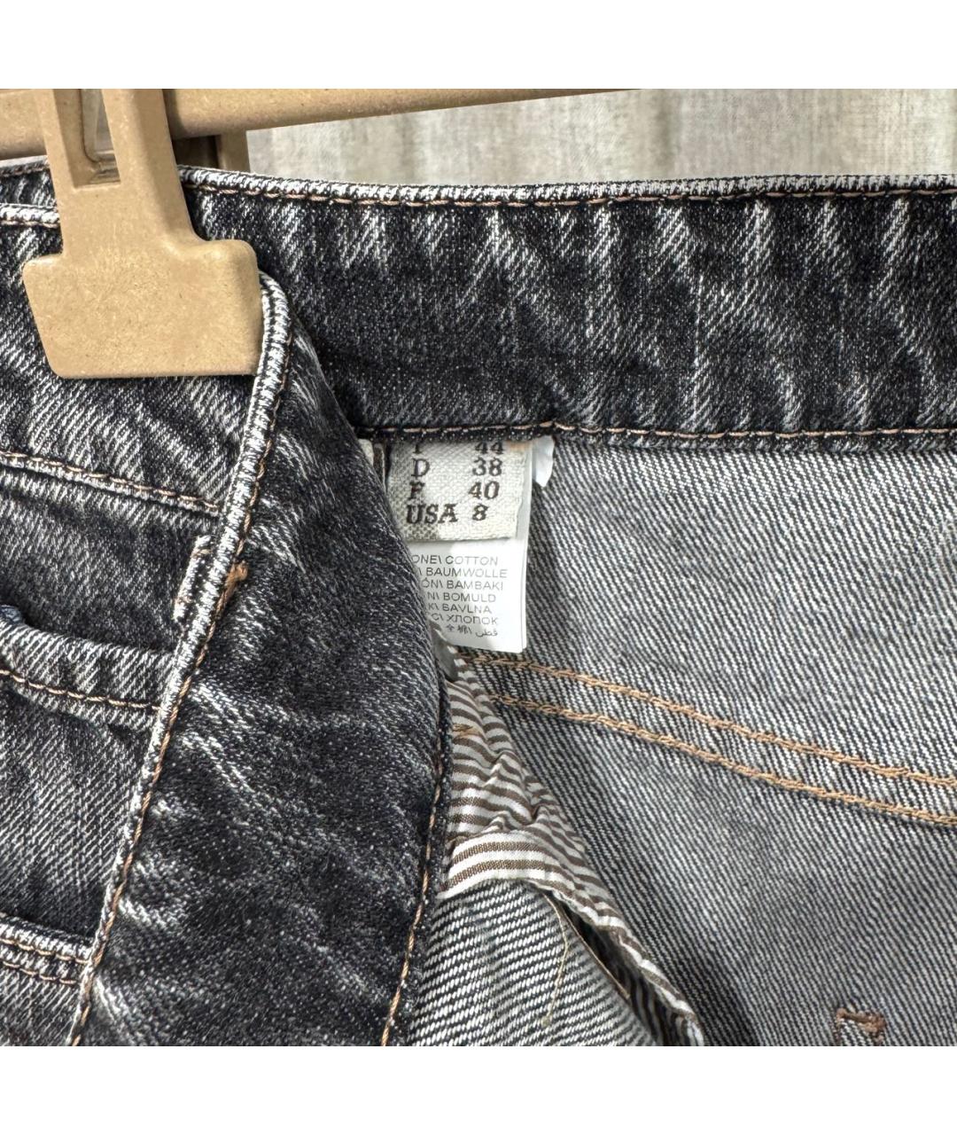 BRUNELLO CUCINELLI Антрацитовые хлопковые джинсы слим, фото 4