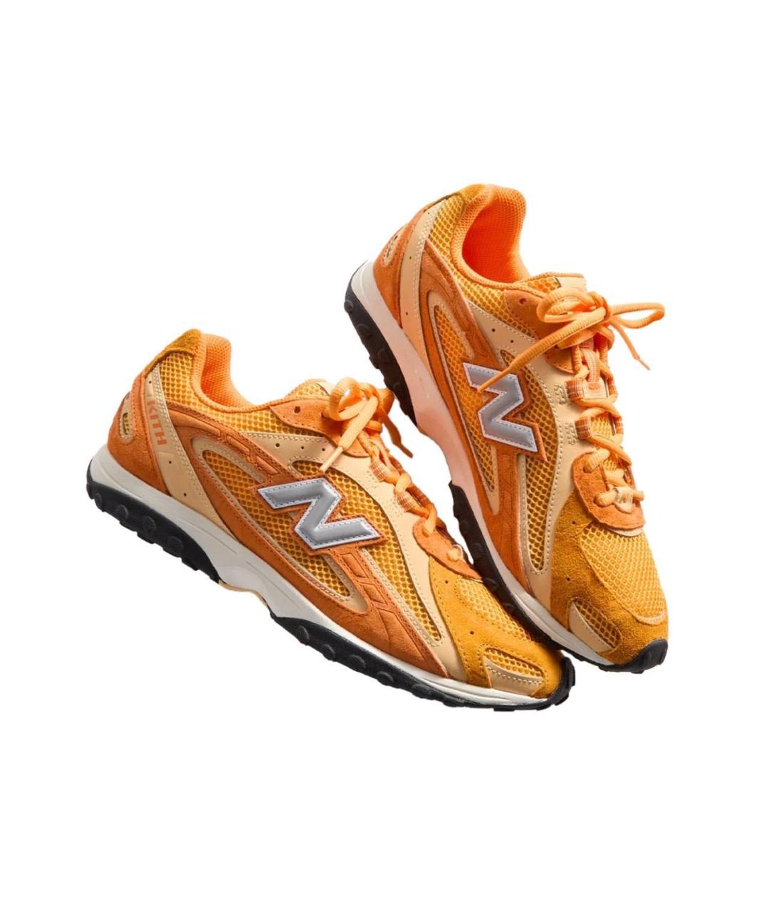 NEW BALANCE Оранжевое текстильные кроссовки, фото 3