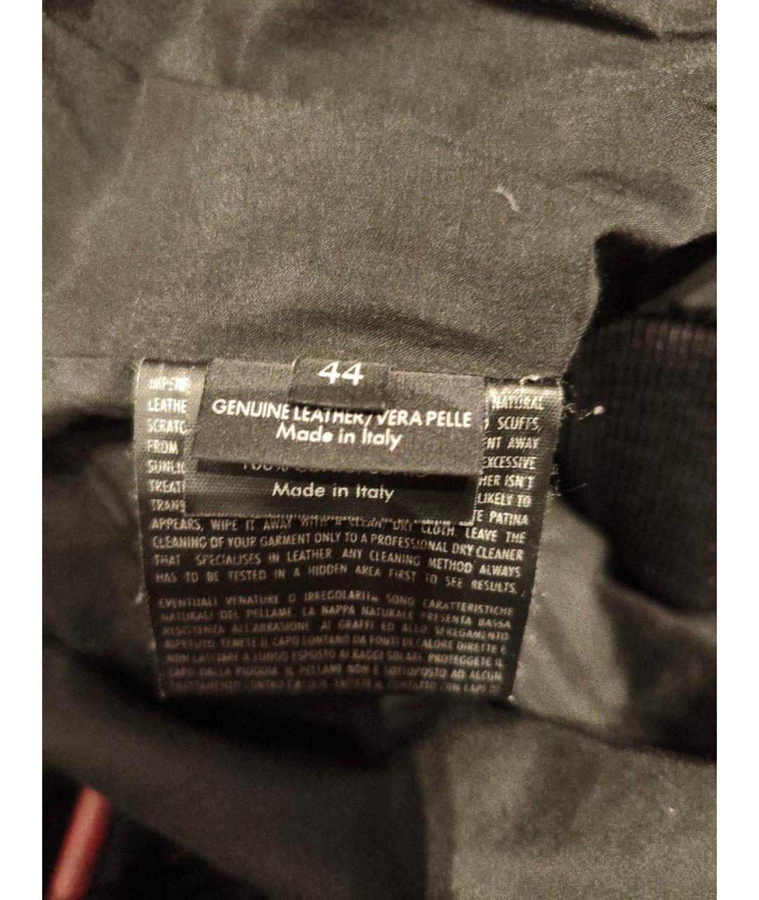 GUCCI Черная кожаная куртка, фото 5