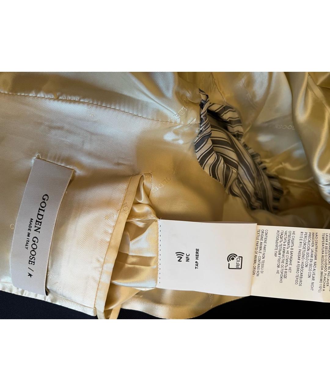 GOLDEN GOOSE DELUXE BRAND Темно-синий шерстяной жакет/пиджак, фото 4