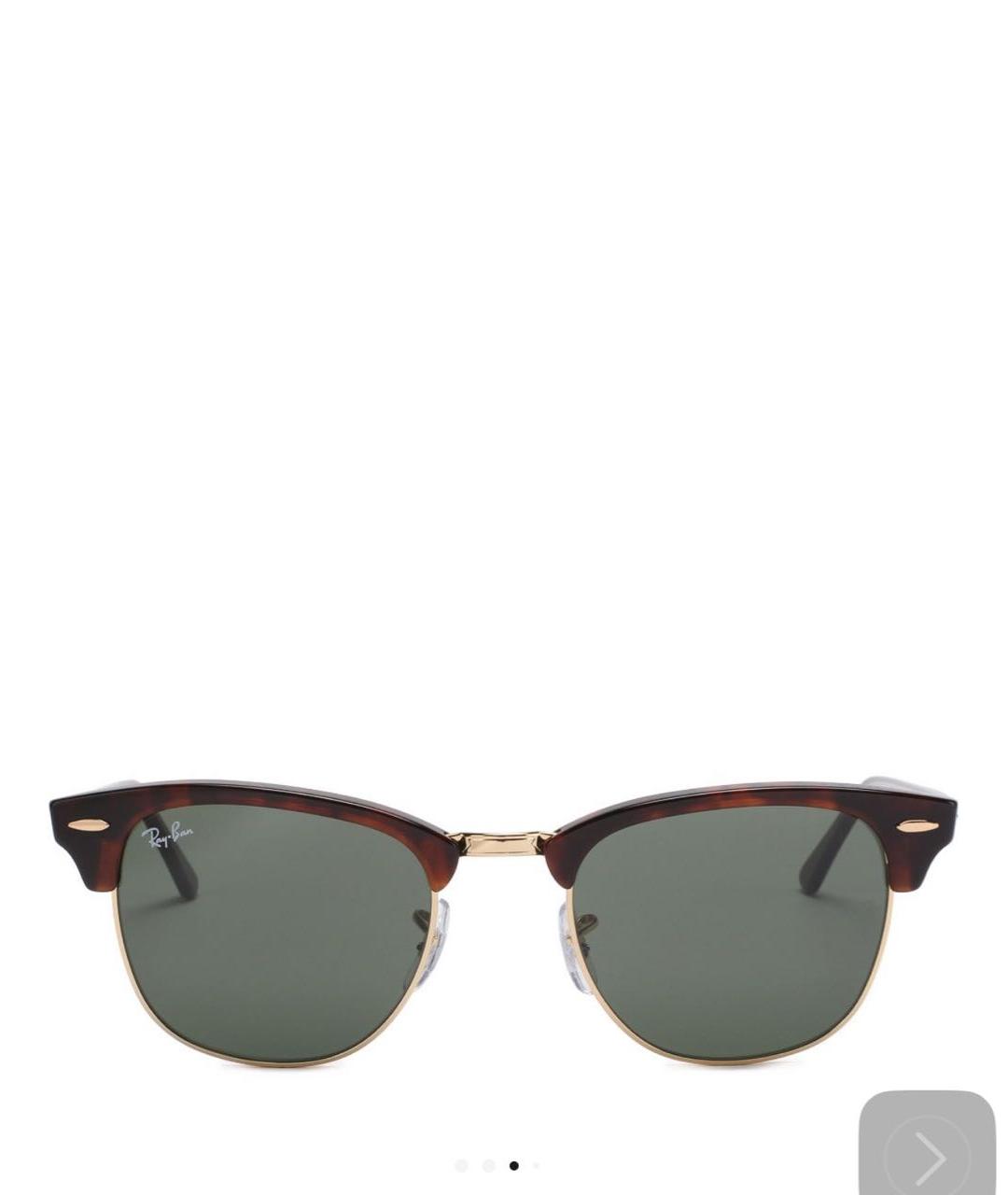 RAY BAN Коричневые солнцезащитные очки, фото 3