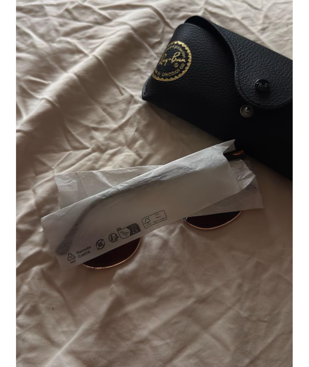 RAY BAN Коричневые солнцезащитные очки, фото 5