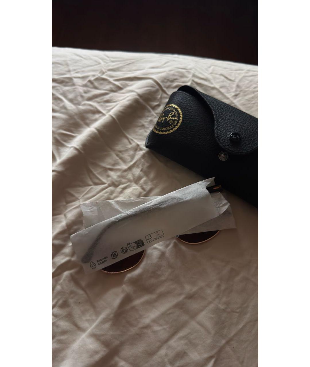 RAY BAN Коричневые солнцезащитные очки, фото 3