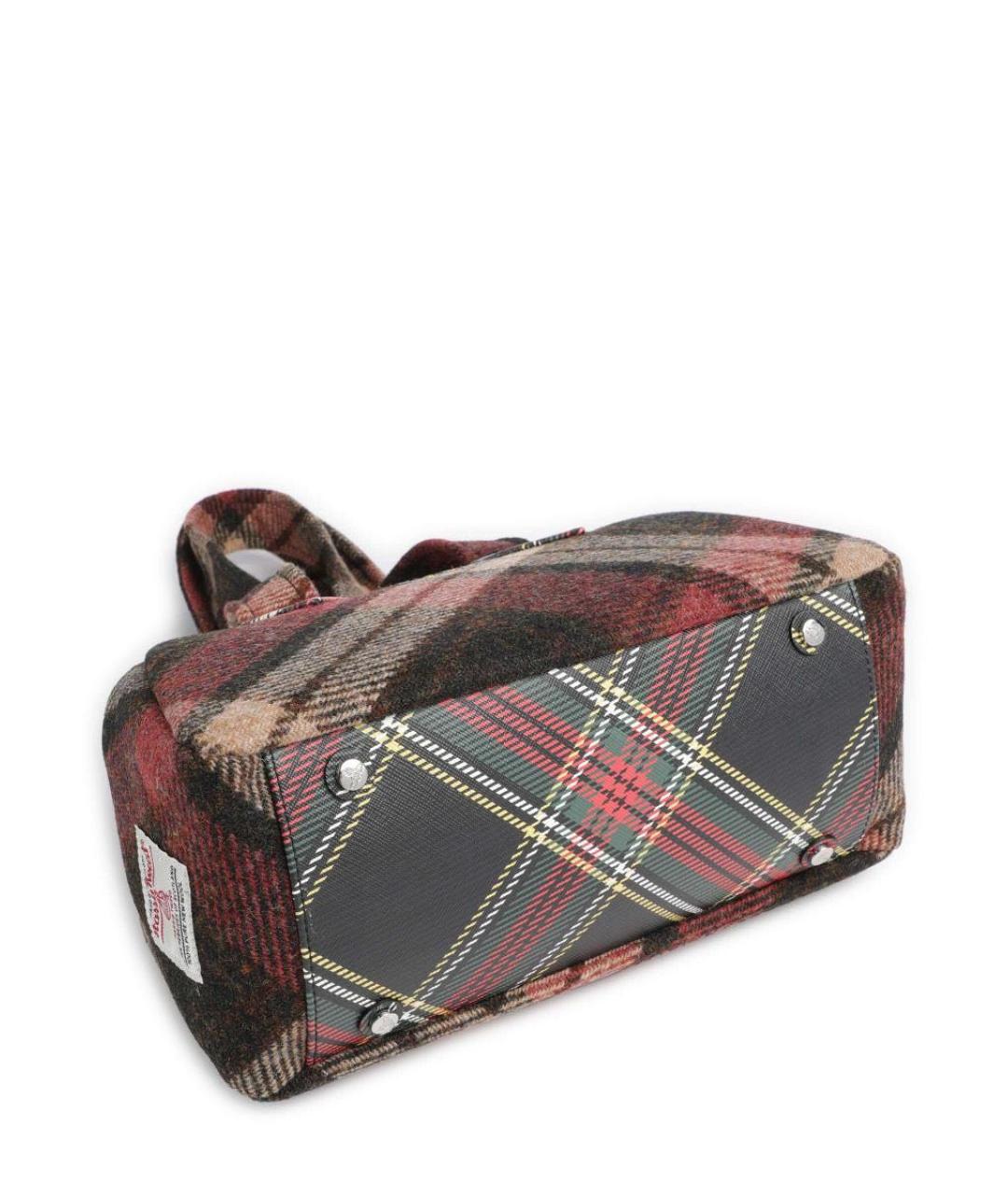 VIVIENNE WESTWOOD Бордовая сумка тоут, фото 5