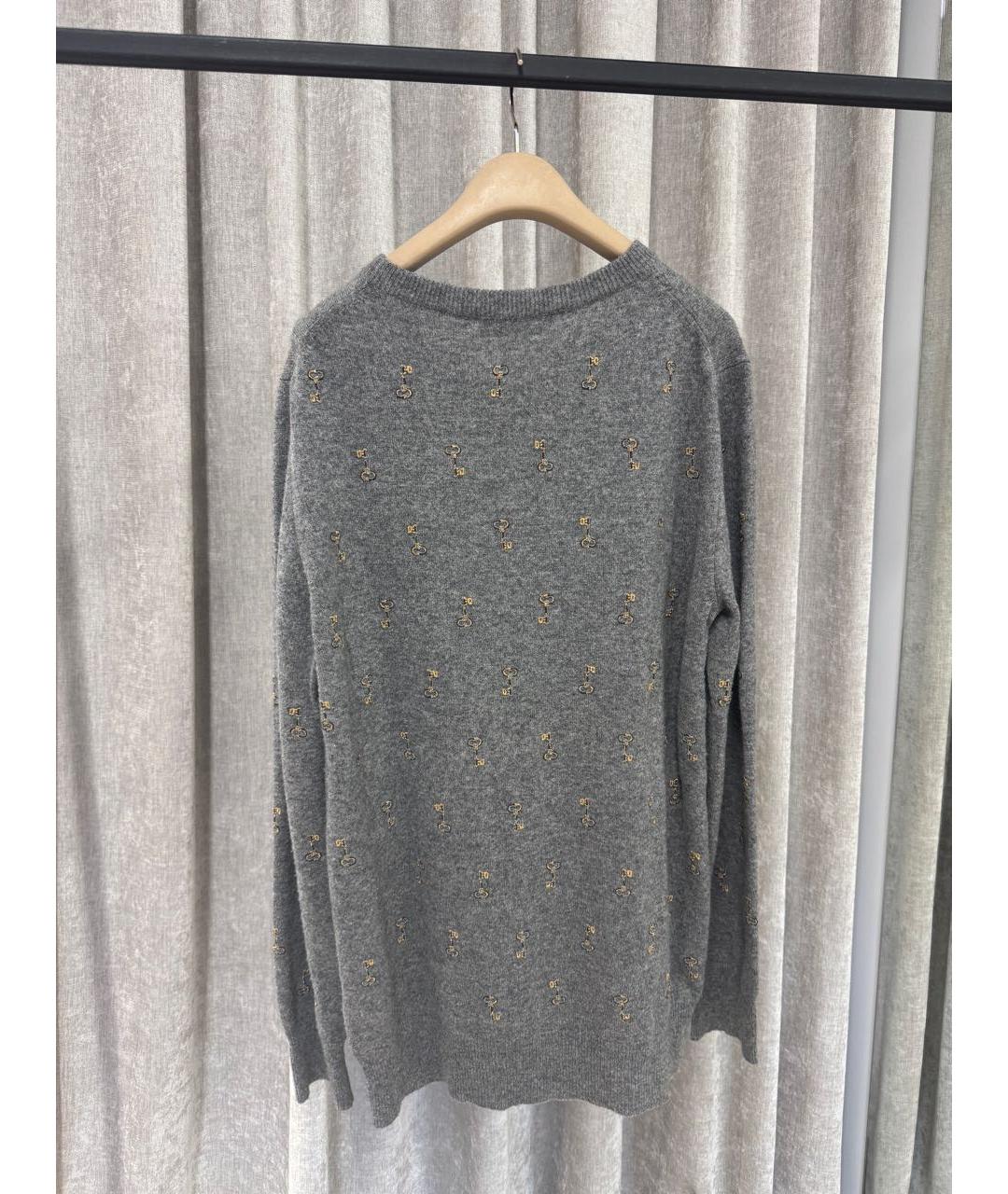 DOLCE&GABBANA Антрацитовый кашемировый джемпер / свитер, фото 2