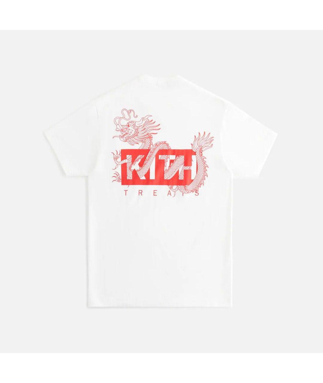 KITH Белая хлопковая футболка, фото 2