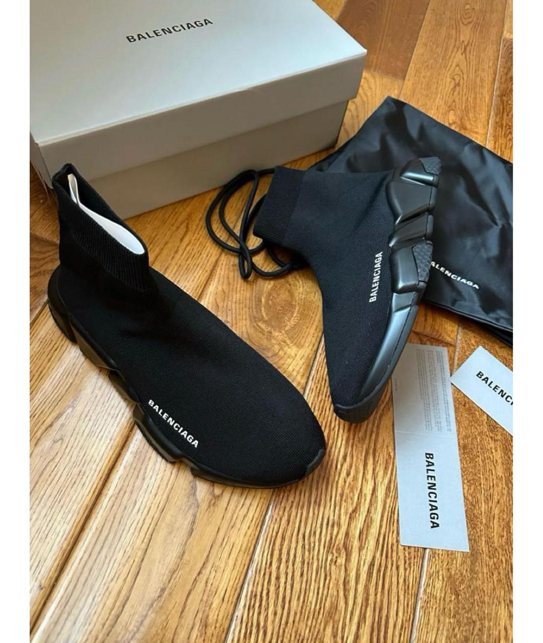 BALENCIAGA Черные кроссовки, фото 4