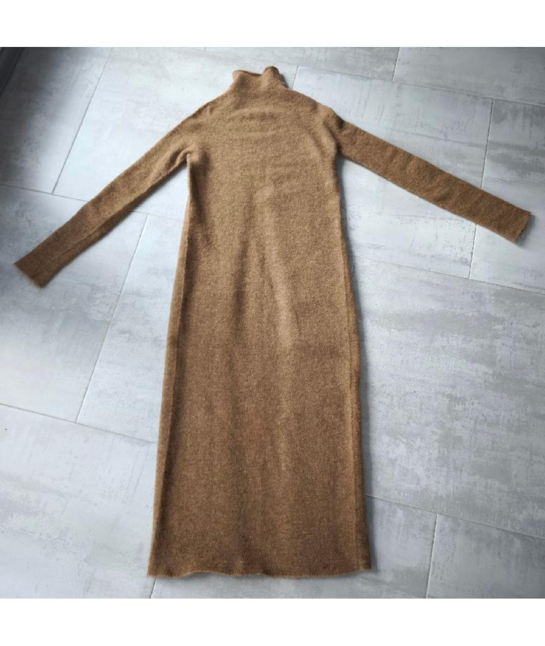 JIL SANDER Бежевый шерстяной кардиган, фото 2