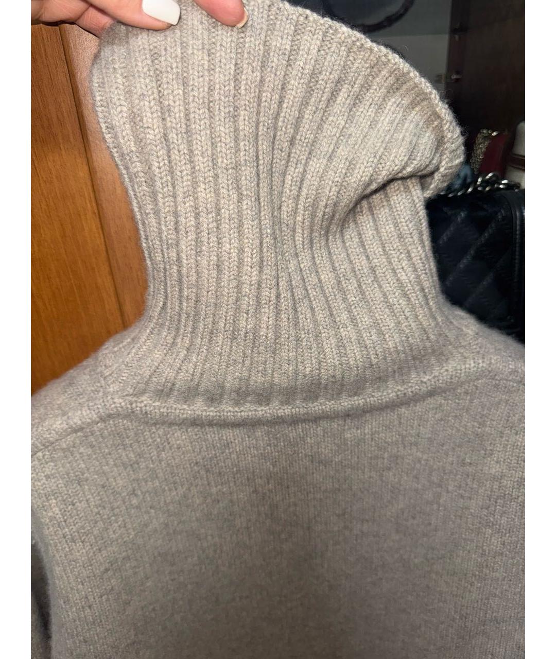 EXTREME CASHMERE Бежевый кашемировый джемпер / свитер, фото 3