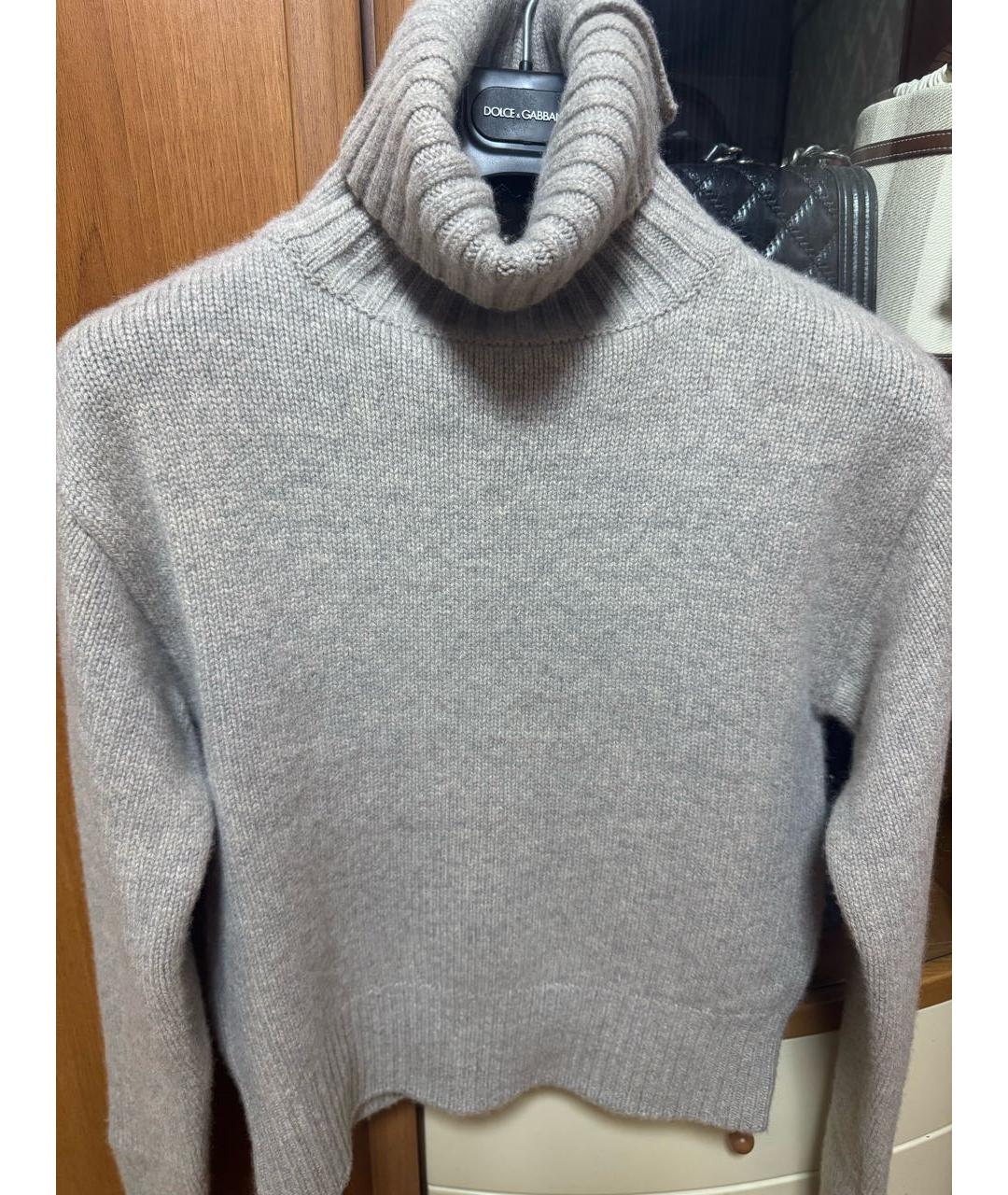 EXTREME CASHMERE Бежевый кашемировый джемпер / свитер, фото 6