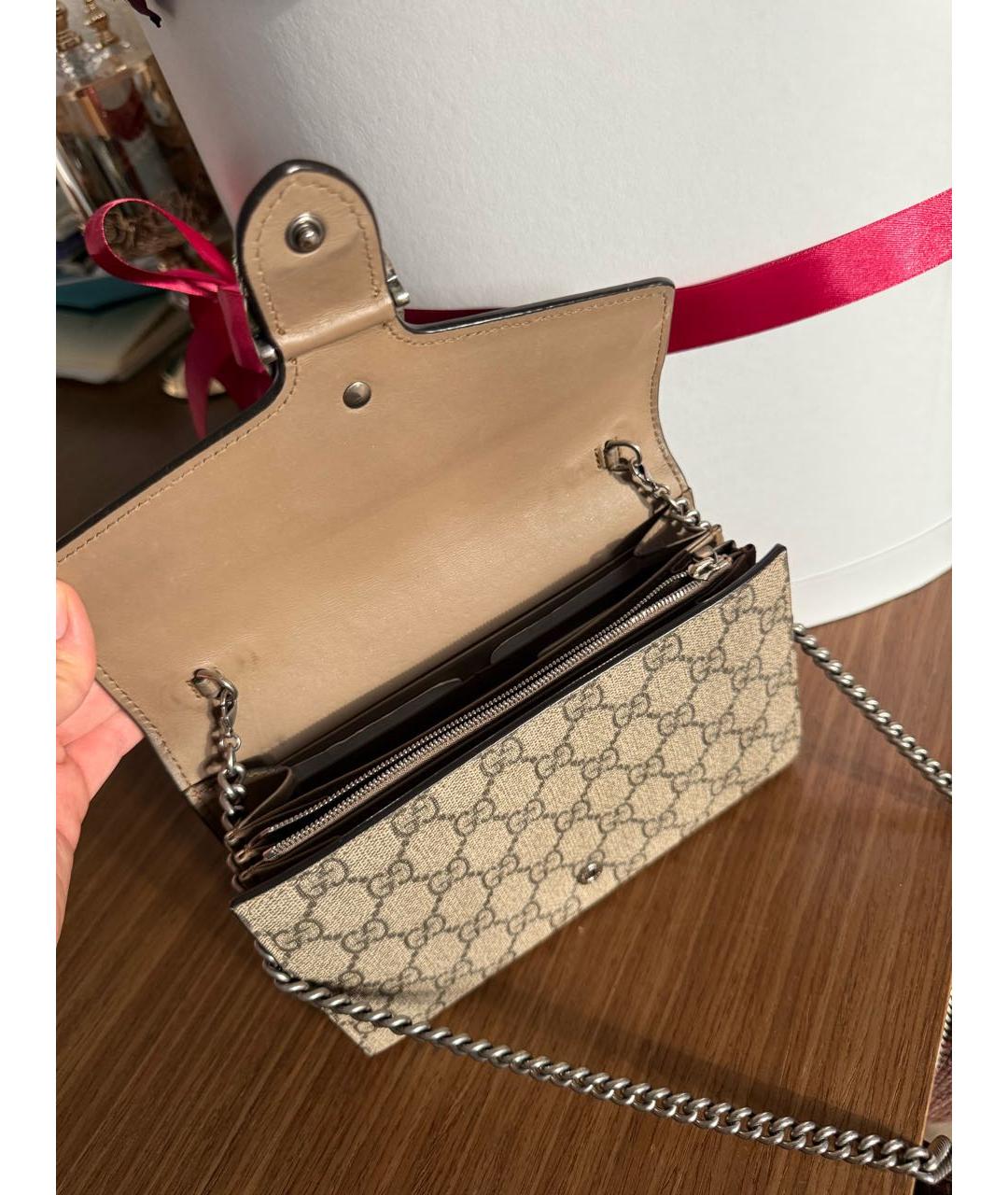 GUCCI Бежевая сумка через плечо, фото 4