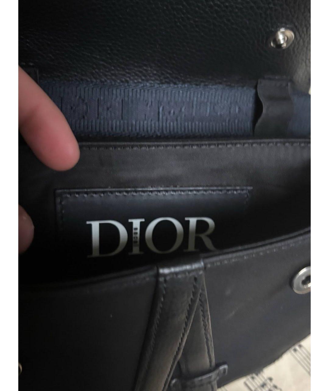 CHRISTIAN DIOR Черная сумка на плечо, фото 3