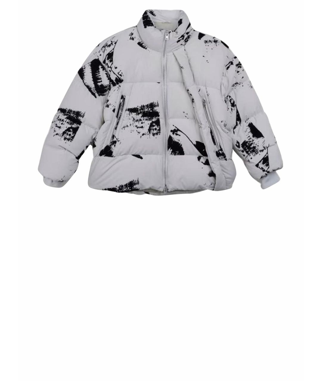 ADIDAS Белый полиэстеровый пуховик, фото 1