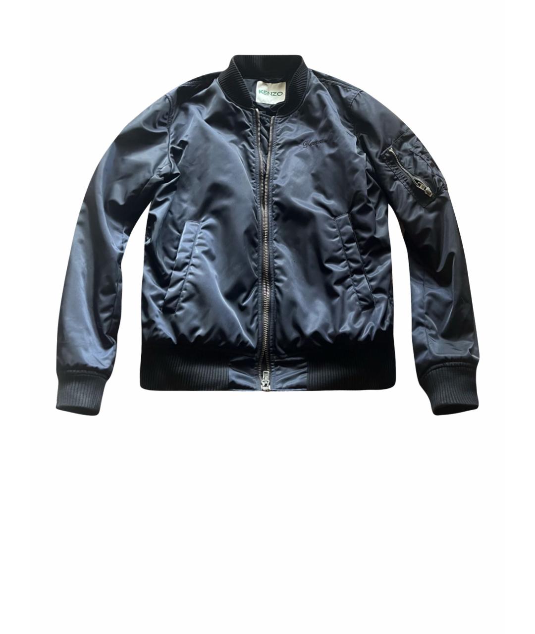 KENZO Темно-синяя куртка, фото 1