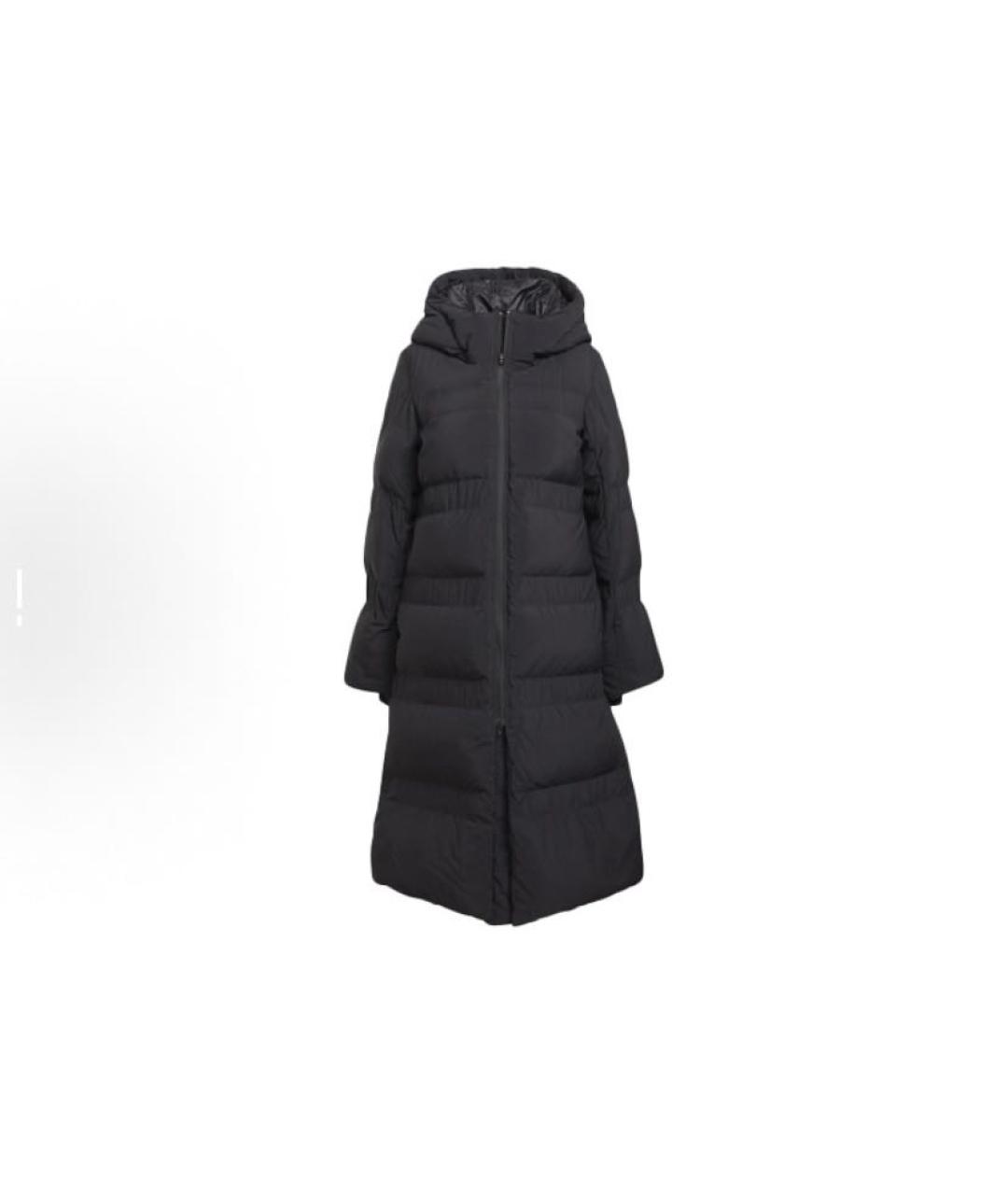 ADIDAS Черный полиамидовый пуховик, фото 4