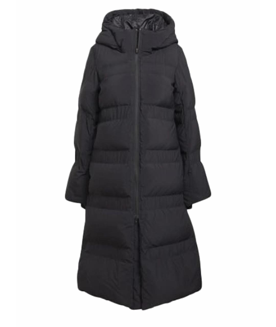 ADIDAS Черный полиамидовый пуховик, фото 1