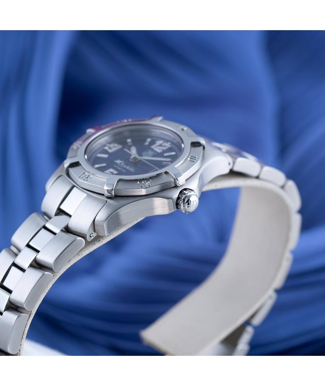TAG HEUER Синие металлические часы, фото 9