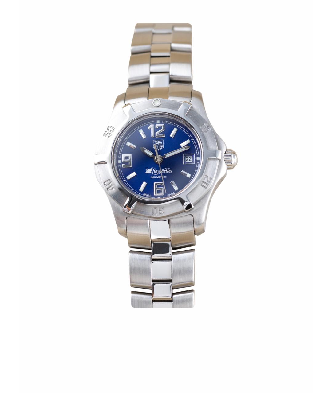 TAG HEUER Синие металлические часы, фото 1