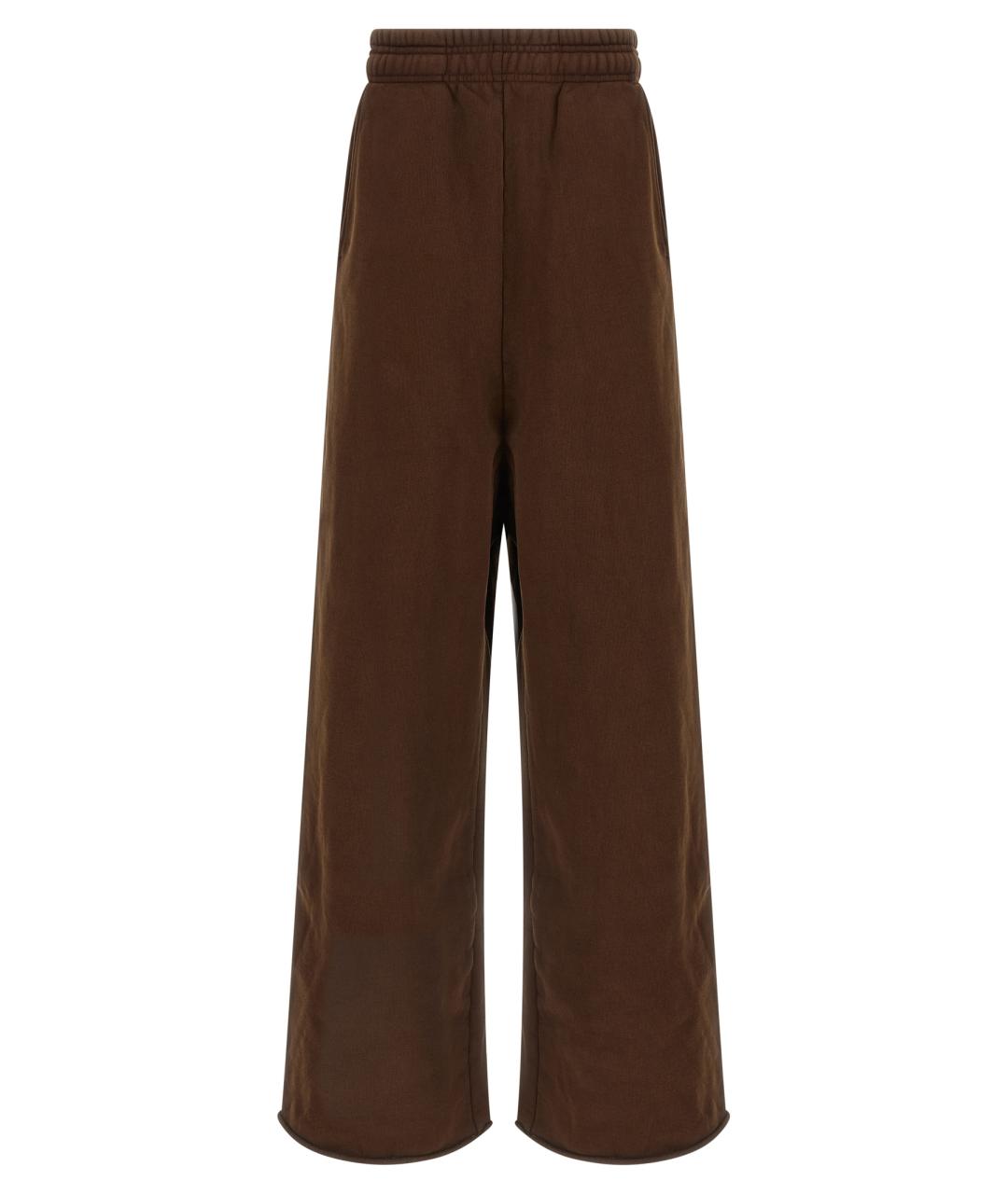 entire studios Коричневые хлопковые прямые брюки, фото 1