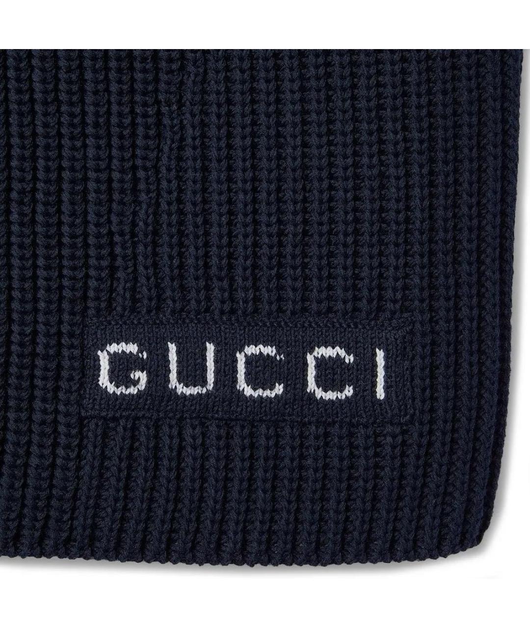 GUCCI Темно-синий кашемировый кардиган, фото 7