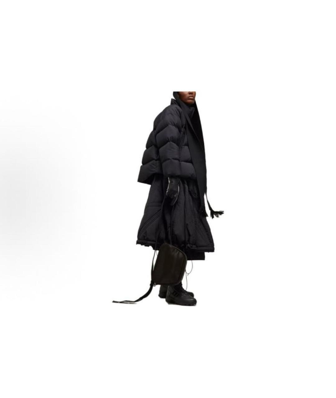 ADIDAS Черный полиэстеровый пуховик, фото 3